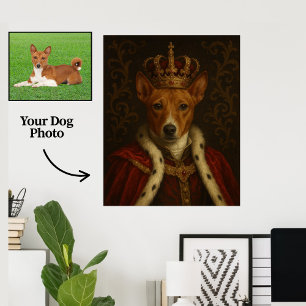 Póster Reales Personalizados Canvas de retrato de perro