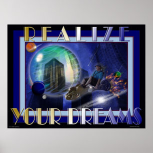 Póster Realice sus sueños
