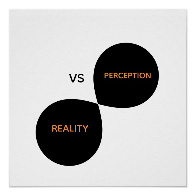 Póster Realidad Vs Percepción (Anverso)