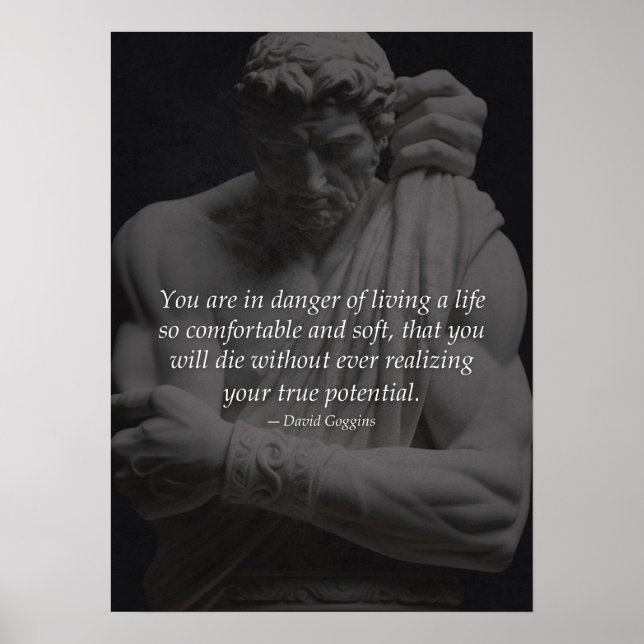 Póster Realiza tu verdadero potencial - Motivacional (Frente)