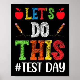 Póster Realizar este Test Day Motivation Testing Teachstu