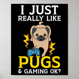 Póster Realmente Me Gusta Los Higos Y El Videojuego Ok