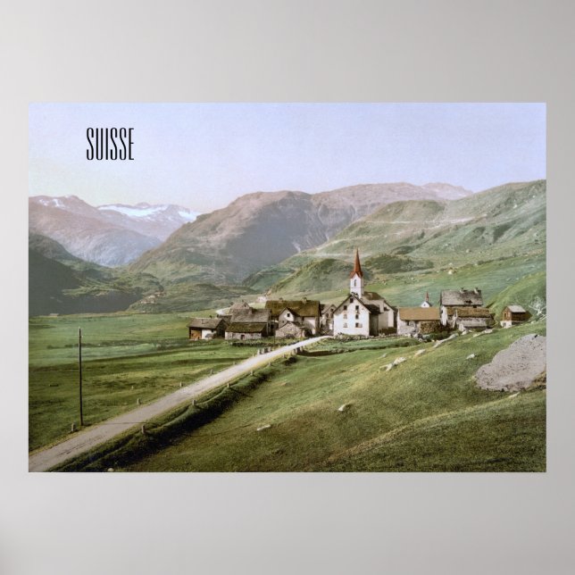 Póster Realp, Suiza (Frente)