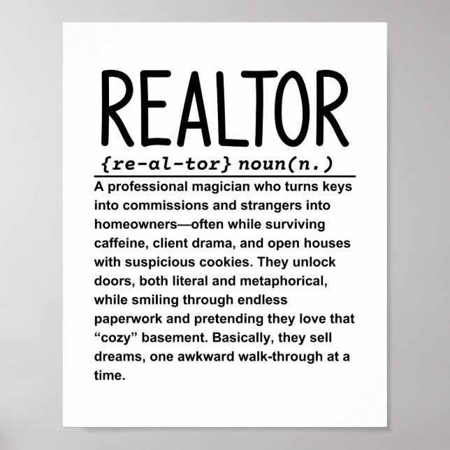 Póster Realtor (Frente)