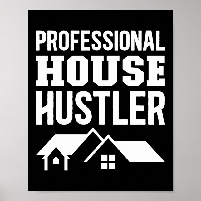 Póster Realtor Real Estate Agent Professional House (Frente)