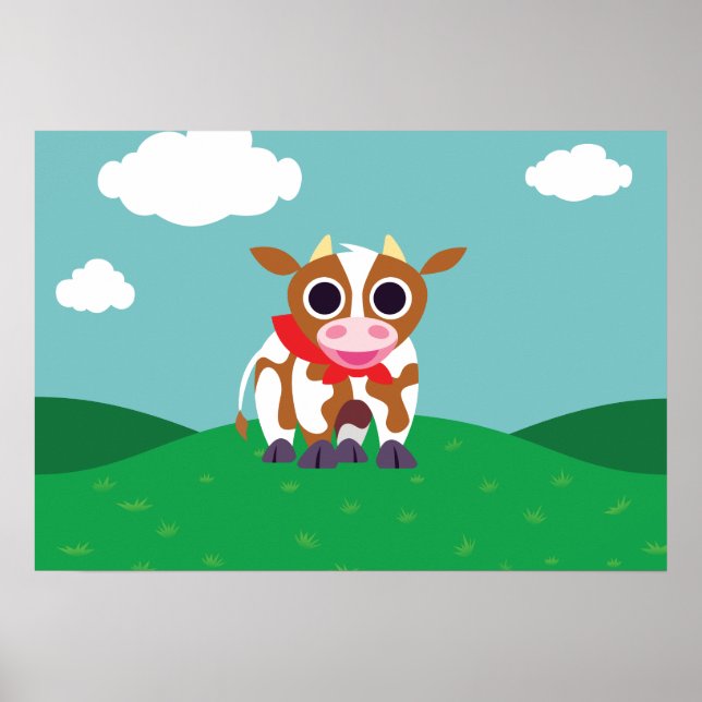 Póster Reba la vaca (Frente)