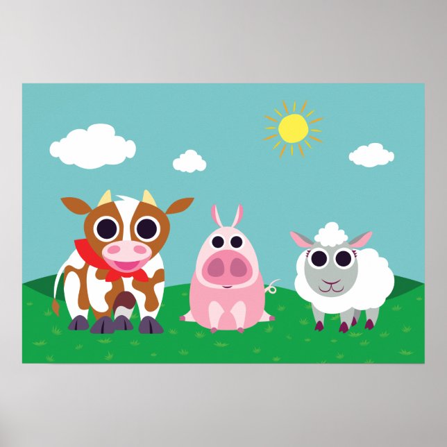 Póster Reba, Leary y Lulu durante el día (Frente)