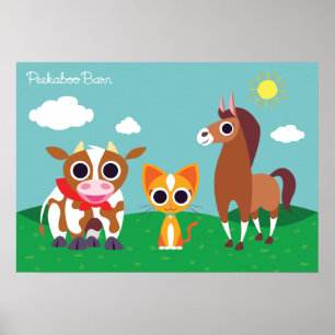 Póster Reba, Purrl y Zora en horario de verano