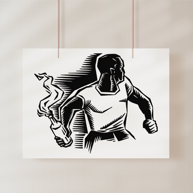 Póster Rebel, Molotov Cocktail, Riots, Communist Style (Subido por el creador)