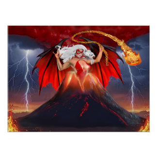 Póster Rebelde Vampiro: La Fuga Volcánica