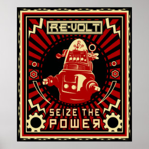 Póster Rebelión del robot