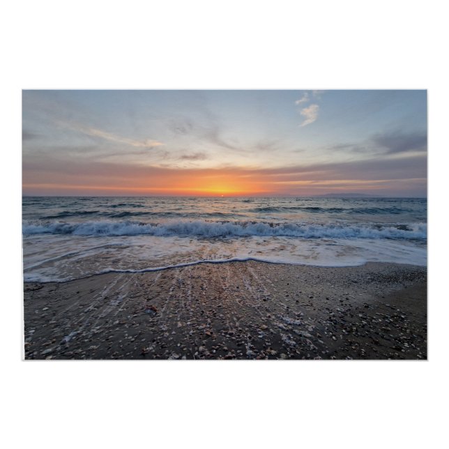 Póster Receding waves  (Anverso)