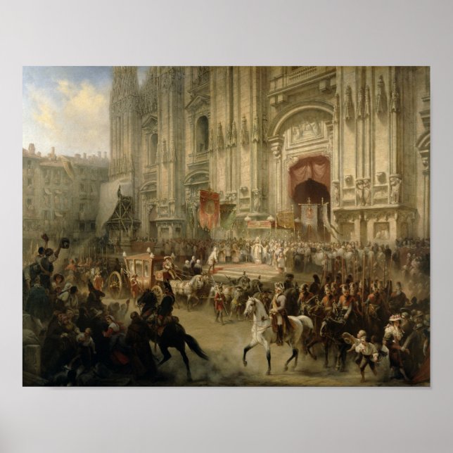 Póster Recepción ceremonial del mariscal de campo (Frente)
