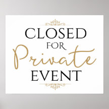 Recepción de bodas, cerrada para evento privado