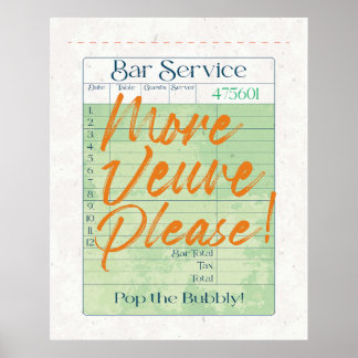 Póster Recepción de cheque de invitado Champagne Pop the 