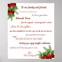 Recepción de navidades y familiares