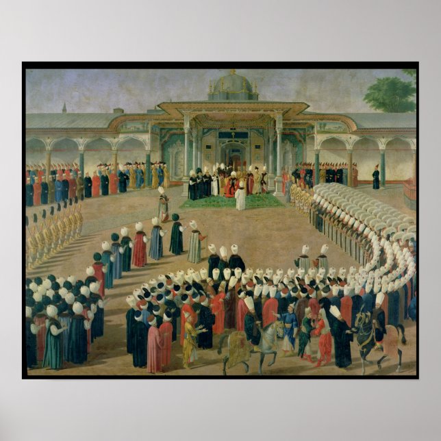 Póster Reception at the Court of Sultan Selim III (Frente)