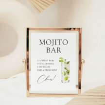 Receta de barra de coctelería Mojito