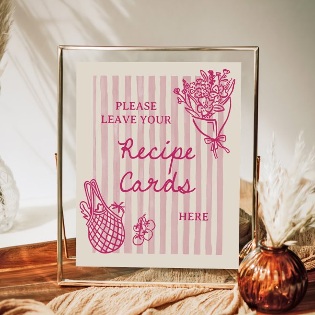 Póster Receta de Despedida de Soltera Dibujada a Mano Fue (Subido por el creador)