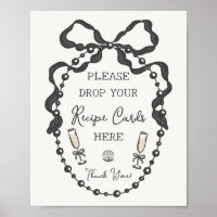 Receta de Pearl & Prosecco Black Coquette Bow Shar