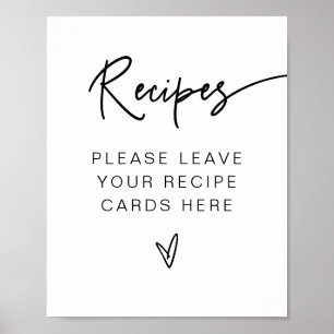 Póster Recetas contemporáneas audaces para la fiesta de c