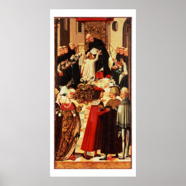 Póster Reciben a Thomas Aquinas en la República Dominican (Frente)