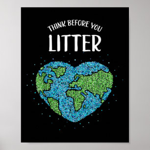 Póster Reciclaje de la naturaleza de la protección del cl