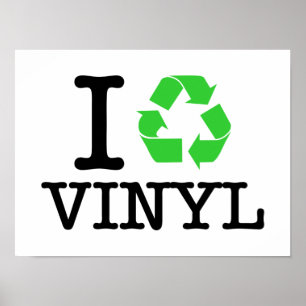 Póster Reciclar vinilo