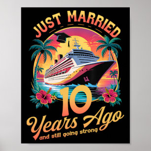 Póster Recién casados hace 10 años Pareja romántica a jue