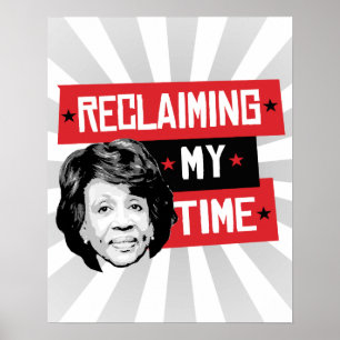 Póster Reclaming mi tiempo - aguas de Maxine -