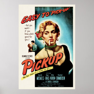 Póster Recogida - cartel de película Noir de la películ
