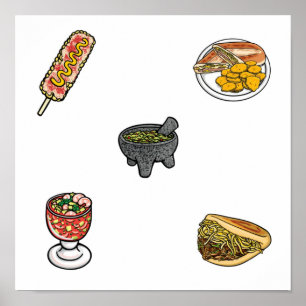 Póster Recogida de alimentos en México