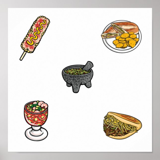 Póster Recogida de alimentos en México (Frente)