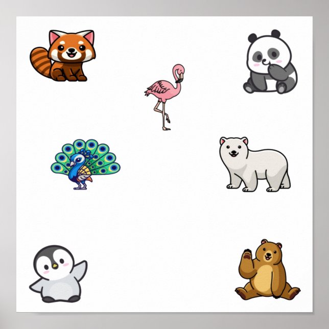 Póster Recogida de animales salvajes (Frente)