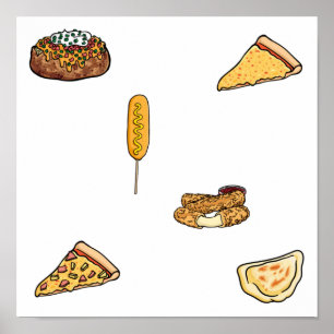 Póster Recogida rápida de alimentos