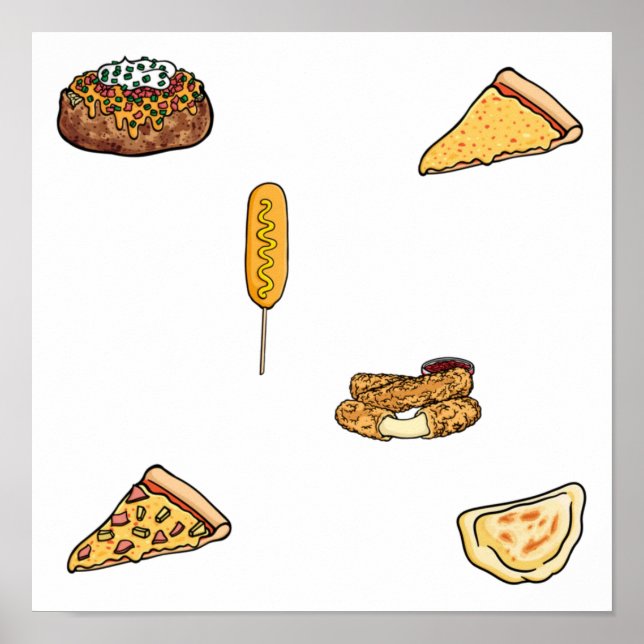 Póster Recogida rápida de alimentos (Frente)