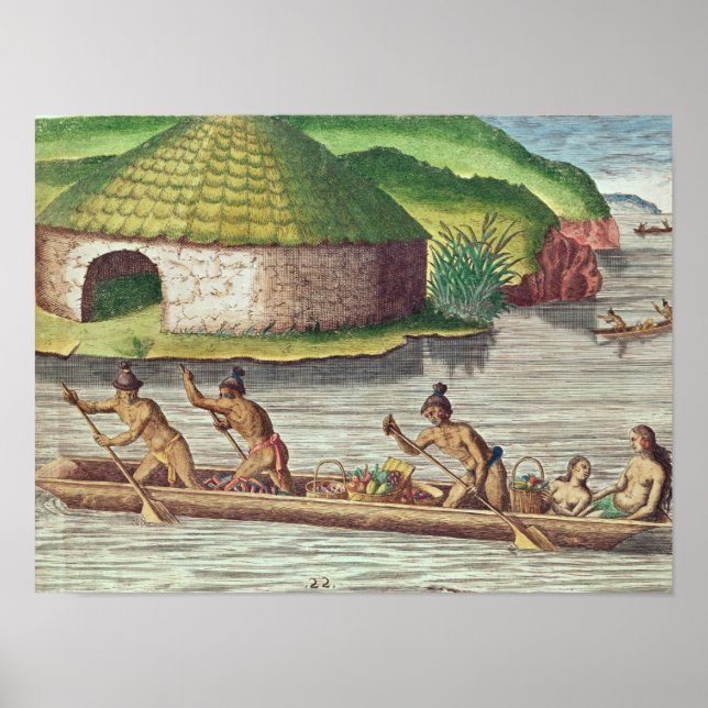 Póster Recolección de cultivos para el almacén comunal (Frente)