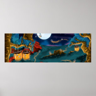 Póster Recolección de luciérnagas