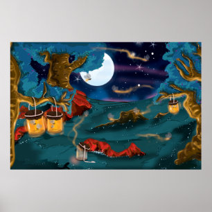 Póster Recolección de luciérnagas