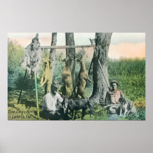 Póster Recompensas de un condado de HuntLake de un día,