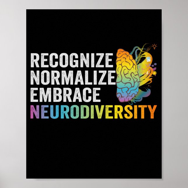Póster Reconocer la Normalización para Adoptar la Neurodi (Frente)
