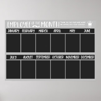 Póster Reconocimiento del Premio al Empleado del Mes