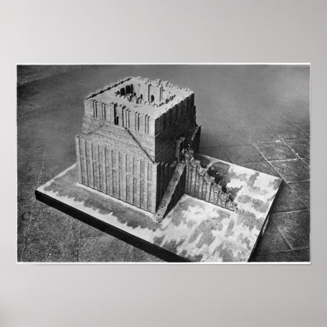 Póster Reconstrucción de la Torre de Babel (Frente)