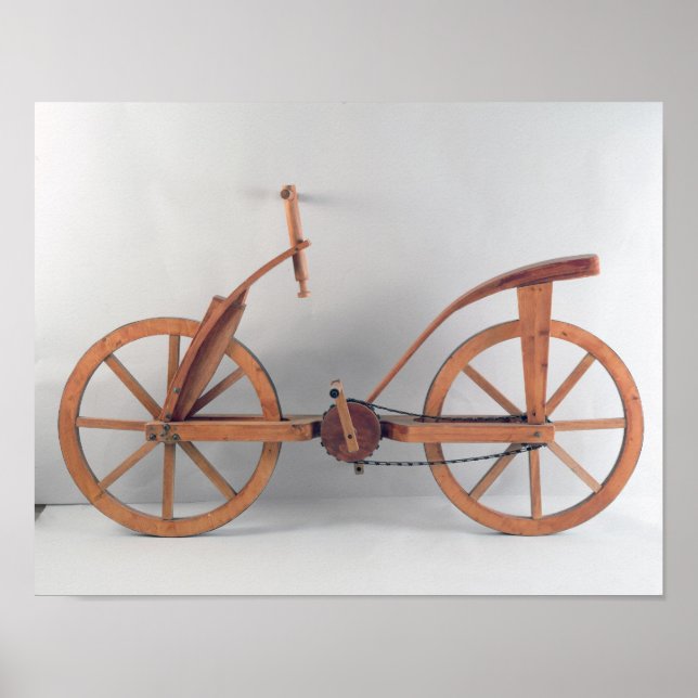 Póster Reconstrucción del diseño de da Vinci (Frente)