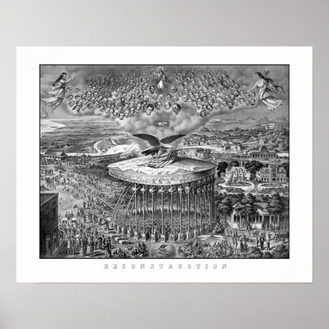 Póster Reconstrucción — Era de la guerra civil (Frente)