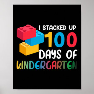 Póster Recopilé 100 días de construcción de jardines de i