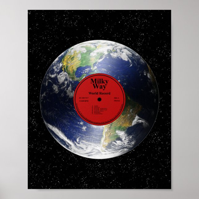 Póster Récord mundial (Frente)