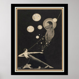 Póster "Record of My Existence" Art Deco Print 16 x 20