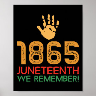 Póster ¡Recordamos el 18 De Junio De 1865! 1865 de junio