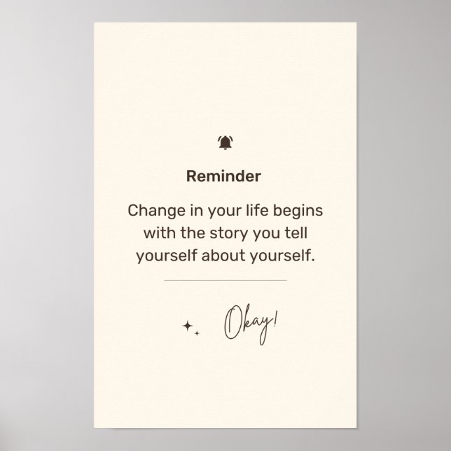 Póster Recordatorio (Frente)